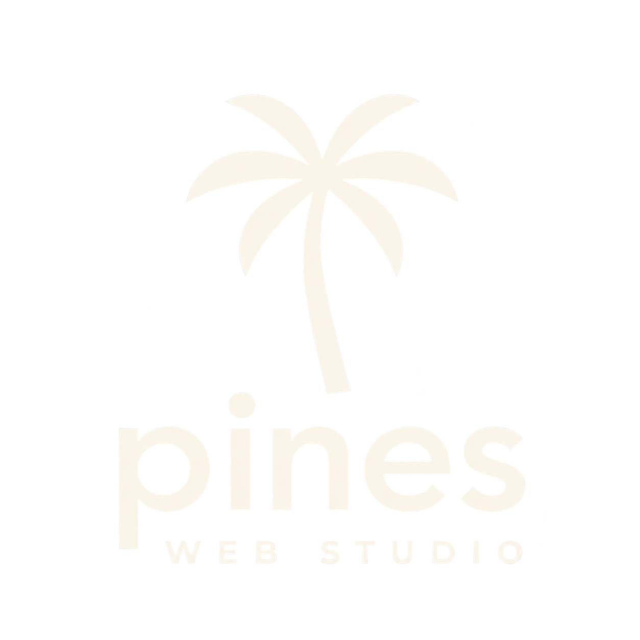 Pines Web Studio palm logo